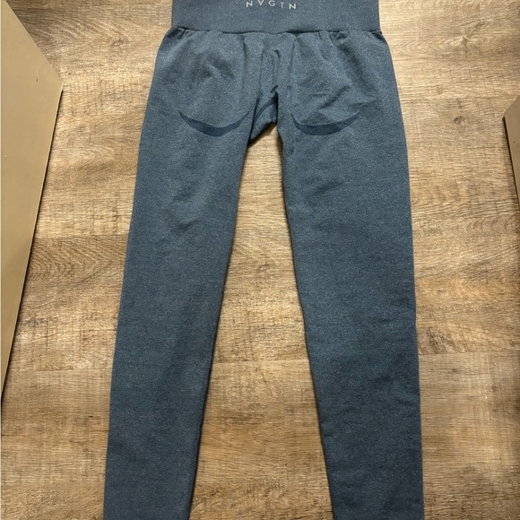 NVGTN Slate Blue Curve Seamless Leggings - Picture 3 of 5